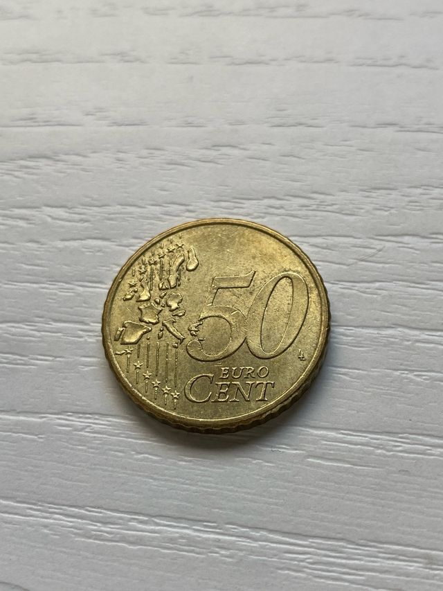 Moneda 50 céntimos Alemania 2002