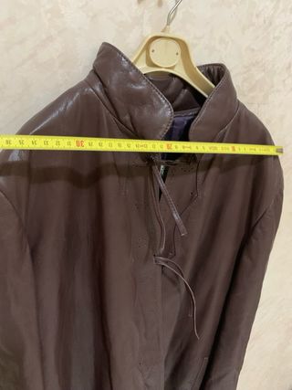 Valentino Giacca in Pelle Marrone