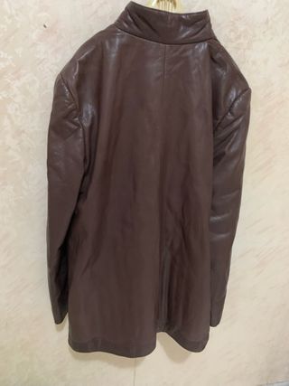 Valentino Giacca in Pelle Marrone