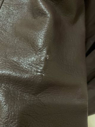 Valentino Giacca in Pelle Marrone