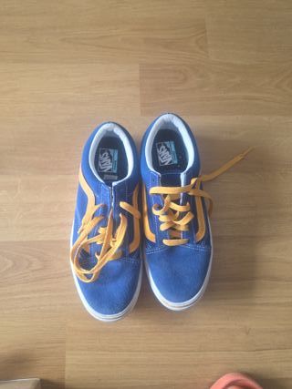 Zapatillas Vans Azul y Amarillo