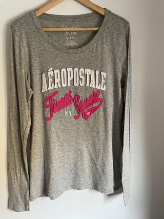  Camiseta Manga Larga aeropostale talla XL
