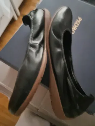 Manoletinas Josef Seibel Piel Negra Talla 41