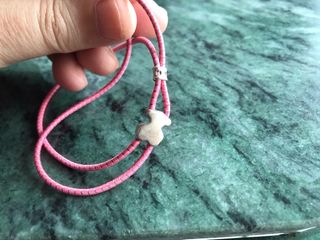 Pulsera Plata TOUS Oso Rosa