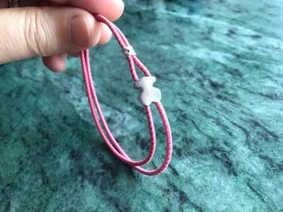 Pulsera Plata TOUS Oso Rosa