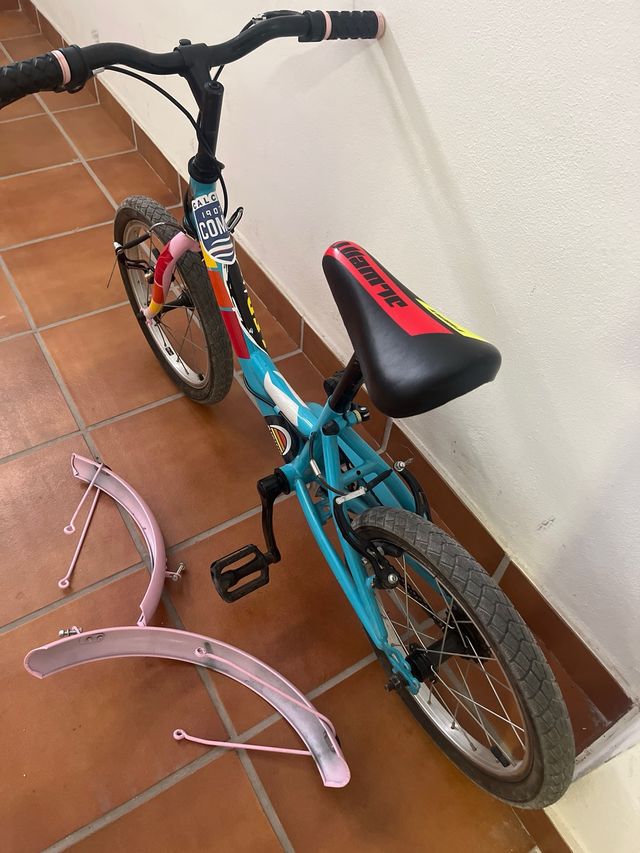 Bicicleta 16 con guardabarros