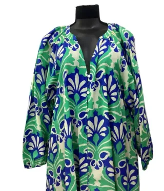 OYSHO - vestido bohemio estampado