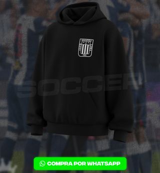 Sudadera Alianza Lima Negra 1901