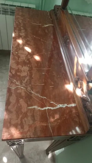 Mueble recibidor con espejo
