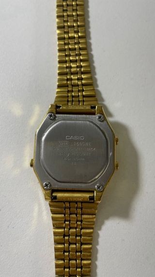 Reloj Casio Dorado Digital