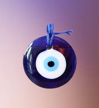 Amuleto Ojo Turco Azul 4cm Hecho a Mano