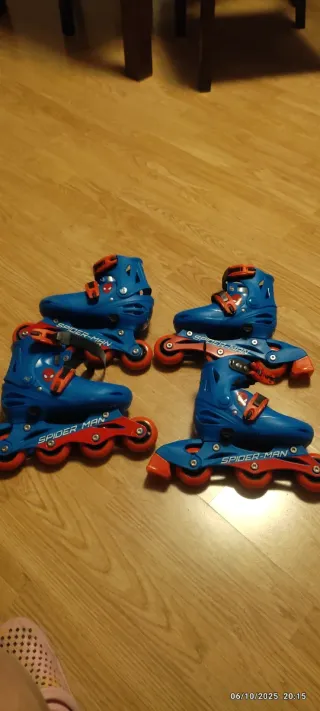 Patines Spiderman Azules y Rojos,del 27_30 y 30_33
