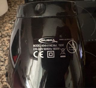 Secador de pelo Giubra Zero 8