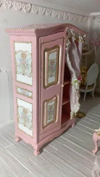Armadio shabby chic 1:12