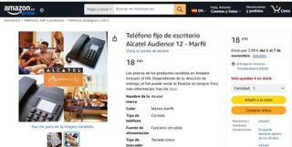 Teléfono Alcatel Audience 12 sobremesa