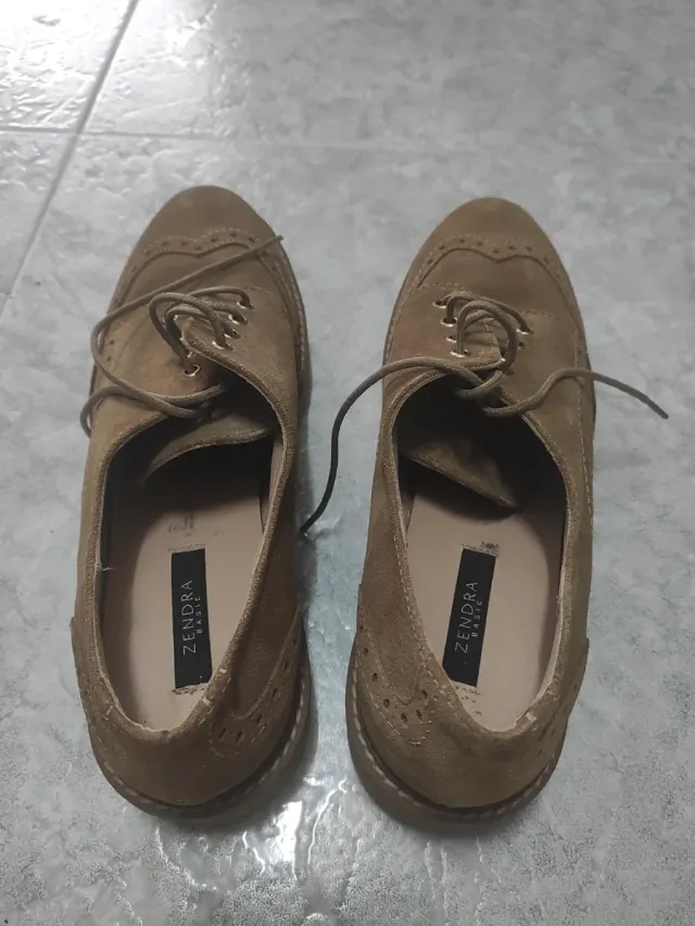 Zapatos ZENDRA mujer beige/marrón