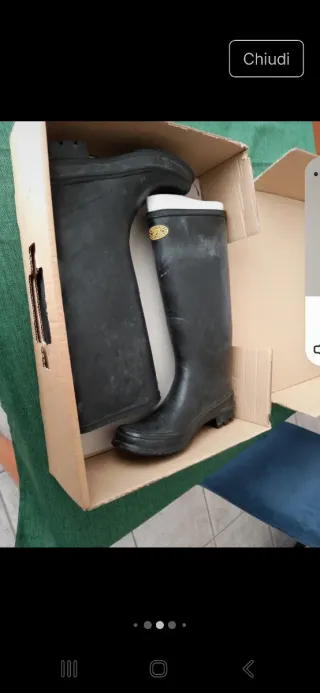 Stivali Superga Gomma Neri Tg 36