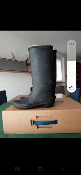 Stivali Superga Gomma Neri Tg 36