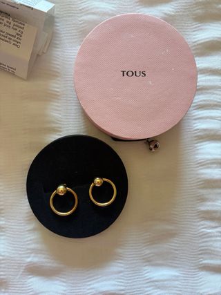 Pendientes Tous Aro Dorado