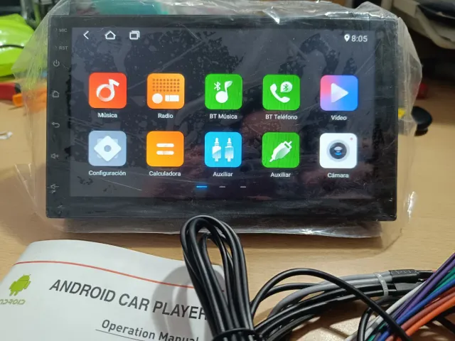 Pantalla coche Android carplay 7 4/64GB gps