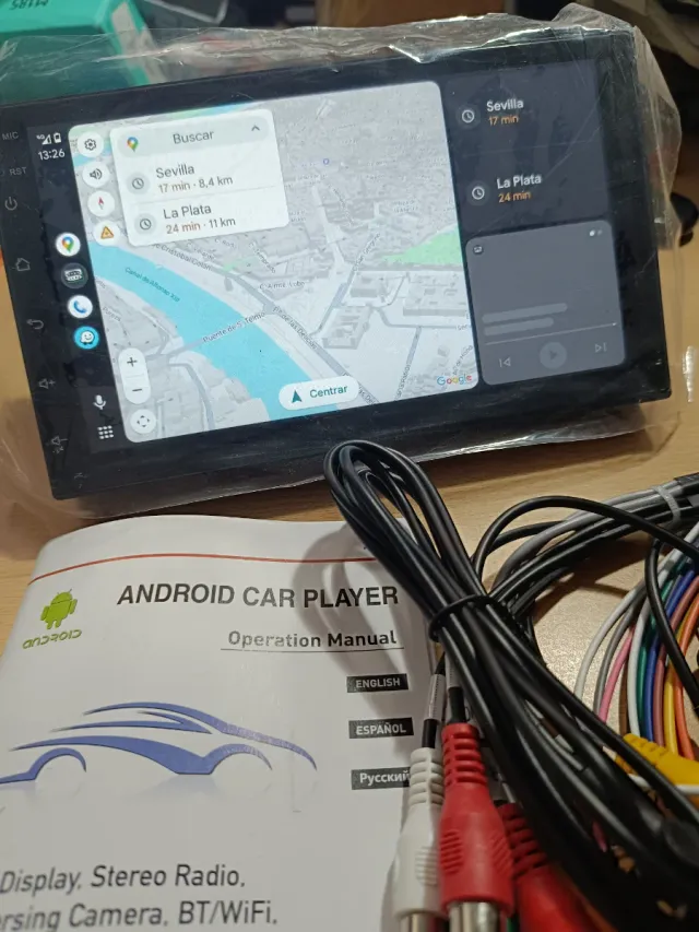 Pantalla coche Android carplay 7 4/64GB gps