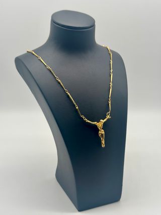 02-0063 CADENA ORO CON CRISTO