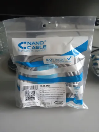 Cable de red Cat.6 UTP 5m NANO CABLE