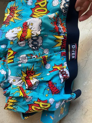 Calzoncillos ADMAS Talla S Estampado Comic