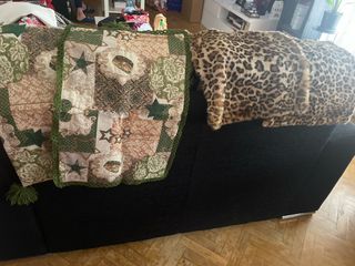 4 Cojines Decorativos Navideños y Animal Print