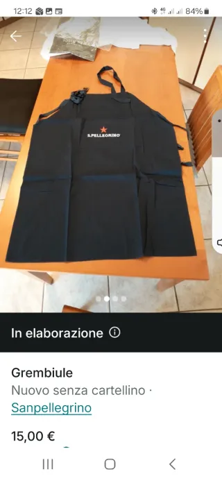 Grembiule Sanpellegrino Nuovo