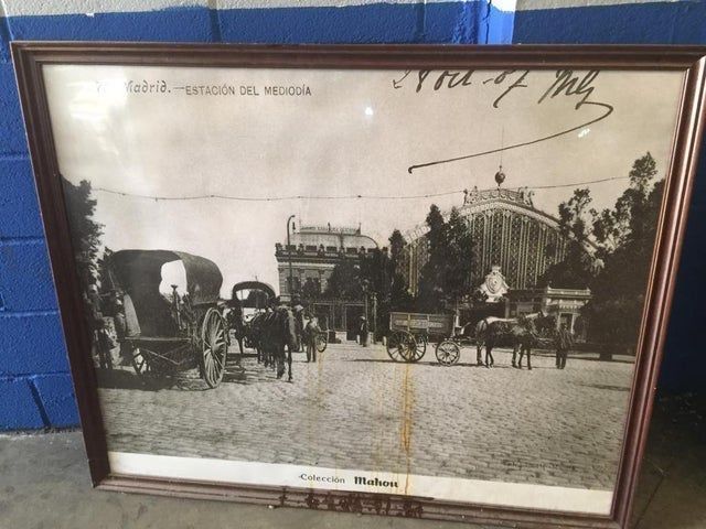 CUADRO CERVEZA MAHOU ANTIGUO BAR PUB TABERNA