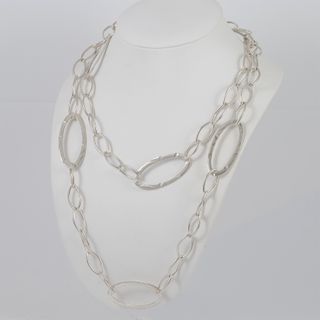 Collar Tous Plata 925 Anillas Ovales