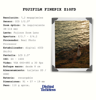 Cámara Fujifilm Finepix Z10fd Naranja