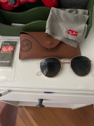 Gafas Ray-Ban Doradas Redondas