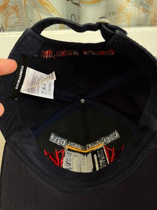 Gorra de béisbol azul marino Dsquared2