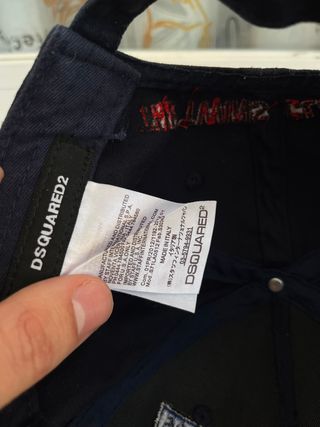 Gorra de béisbol azul marino Dsquared2