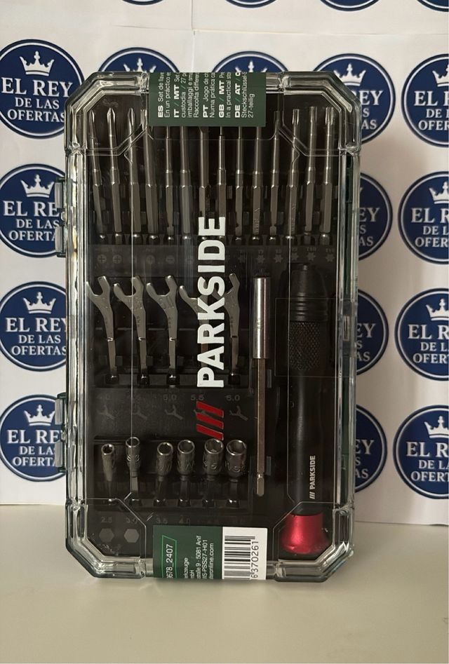 lote maletín y llaves de vaso