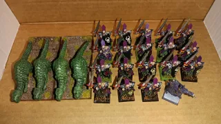 Warhammer - Guerreros elfos oscuros (18) + Campeón