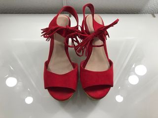 Sandalias Sfera Rojas Talla 39