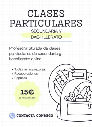 Clases particulares online