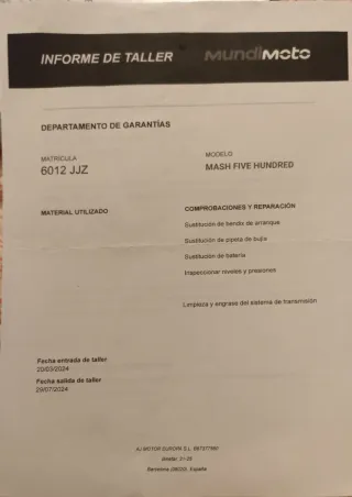 Mash Five Hundred 2015 - 5.250 Km