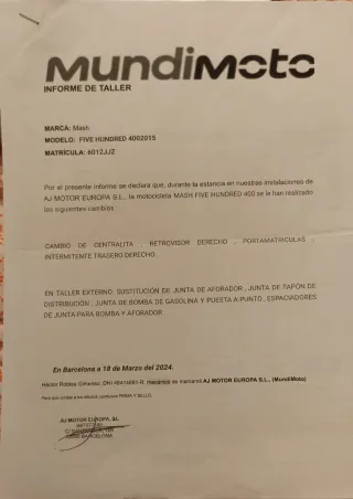 Mash Five Hundred 2015 - 5.250 Km