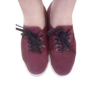 Zapatillas granates Pull&Bear