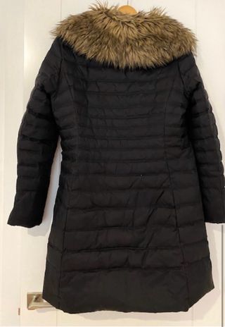 Abrigo de plumas Tintoretto negro