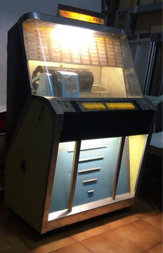 Jukebox Emaphone 1961 Plata y Azul
