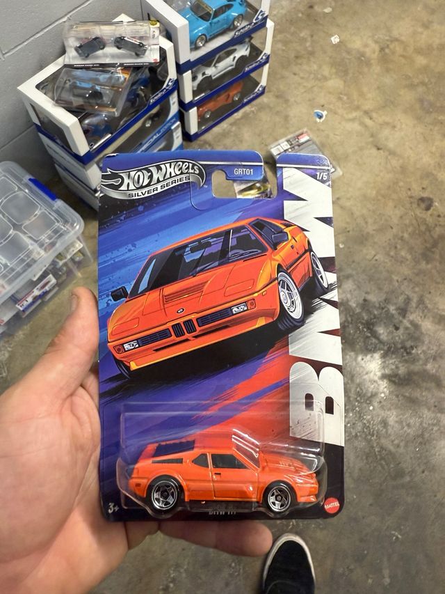 Hot Wheels BMW M1 Silver Series