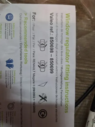 Elevalunas Valeo para Renault