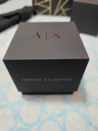 Reloj Armani Exchange Dorado y Verde Azulado