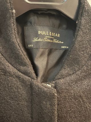 Cappotto nero Pull&Bear