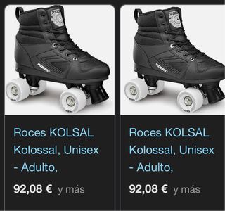 Patines Quads (Paralelos) Marca Roces n43. NUEVOS